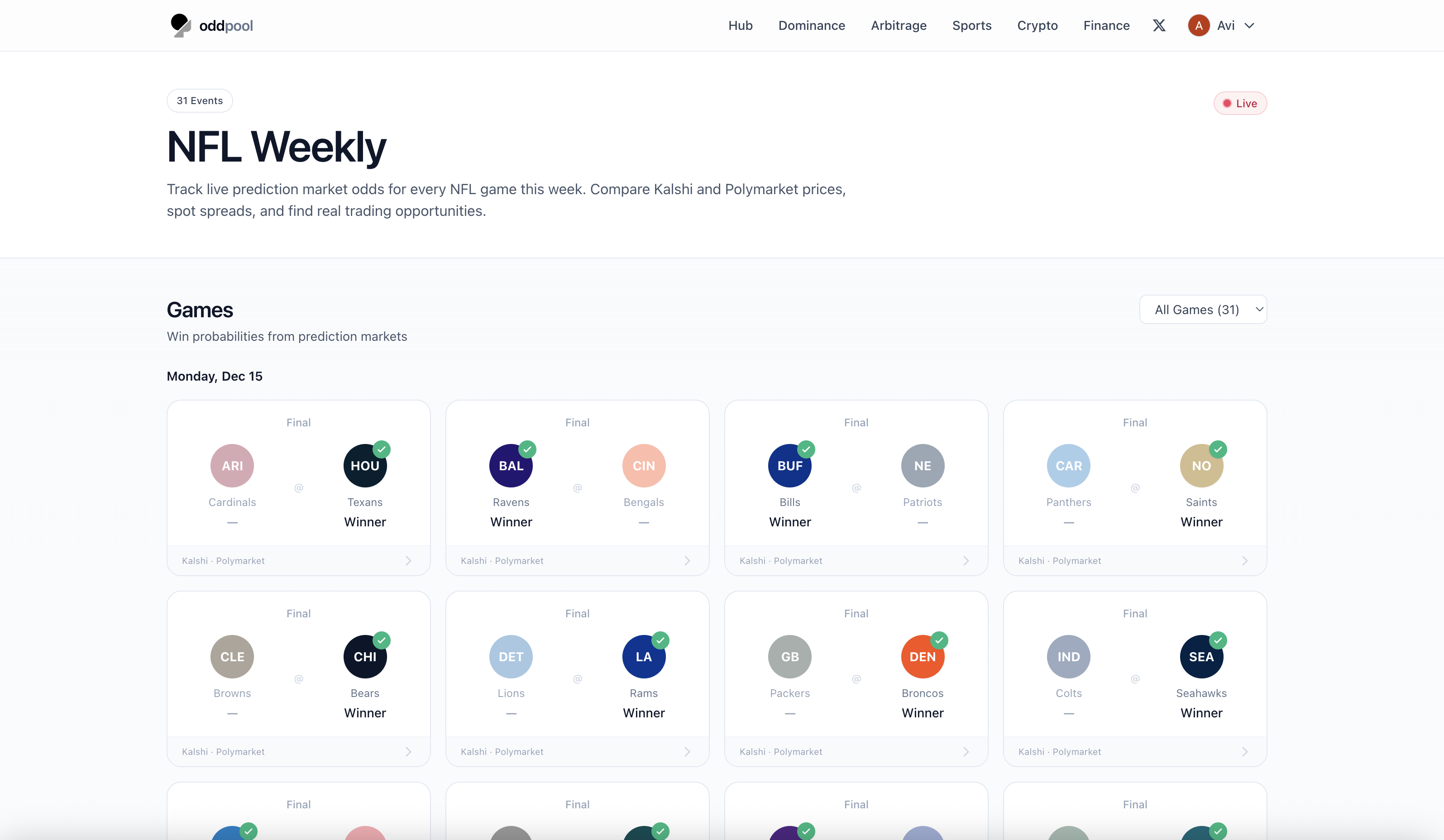 Screenshot of the new feature